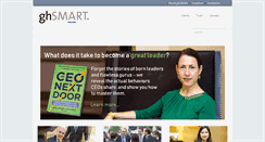 Desktop Screenshot of ghsmart.com